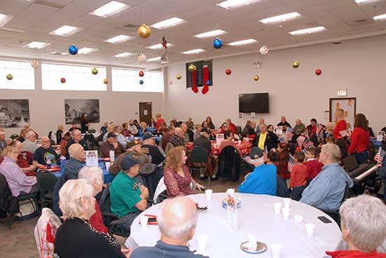 Veterans attend event at the Louis S. Viverito Senior Center